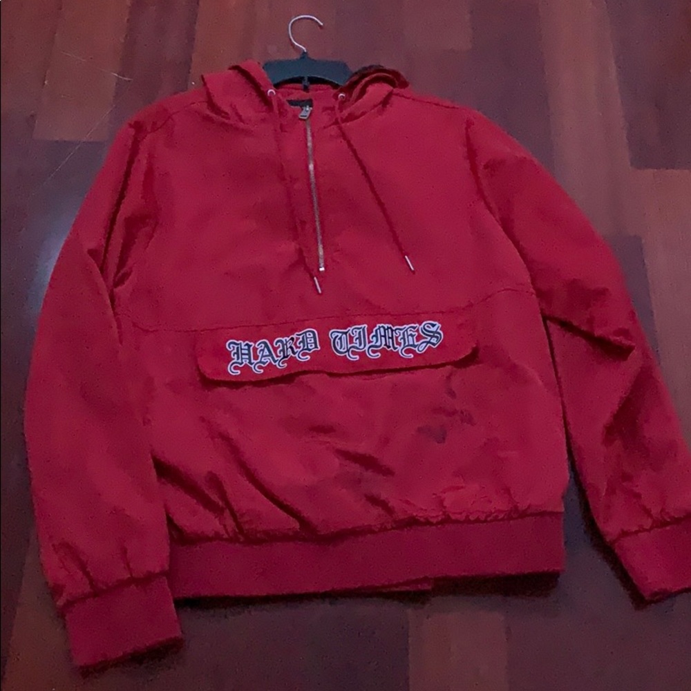 Red jacket